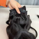 Seamless PU Clip In Hair Extensions