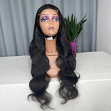 Virgin Malaysian Straight Hair Closure Wig 250% Density