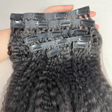Seamless PU Clip In Hair Extensions