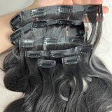 Seamless PU Clip In Hair Extensions