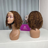 Funmi Hair Pixies Curl Custom Closure Bob Wigs in 4 colors