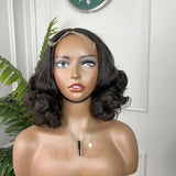 Indian Hair Bouncy curl Bob Wigs
