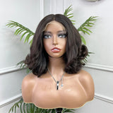 Indian Hair Bouncy curl Bob Wigs