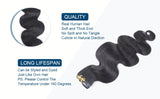 Seamless PU Clip In Hair Extensions