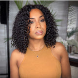 Funmi Hair Pixies Curl Custom Closure Bob Wigs in 4 colors