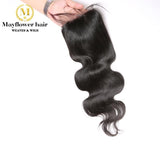 HD 5X5"  Raw Indian Hair Lace Closure