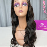 Burmese Hair 5x5" Closure Wig Straight Wavy Curly  180% Density
