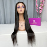 HD 5x5" Closure Wigs Burmese Straight Wavy Curly Hair 180% Density