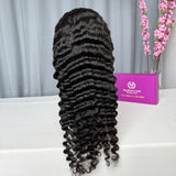 HD 5x5" Closure Wigs Burmese Straight Wavy Curly Hair 180% Density