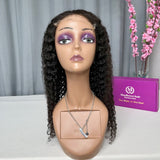 HD 5x5" Closure Wigs Burmese Straight Wavy Curly Hair 180% Density