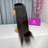 HD 13x4" Lace Frontal Burmese Hair wigs 180% Density