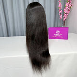 HD 13x4" Lace Frontal Burmese Hair wigs 180% Density