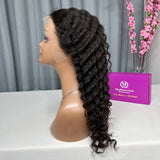 HD 13x4" Lace Frontal Burmese Hair wigs 180% Density