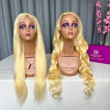 Pure Blonde 13X4" Lace Frontal Wig 180% Density
