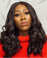 Double drawn Egg Curl Bob Wig